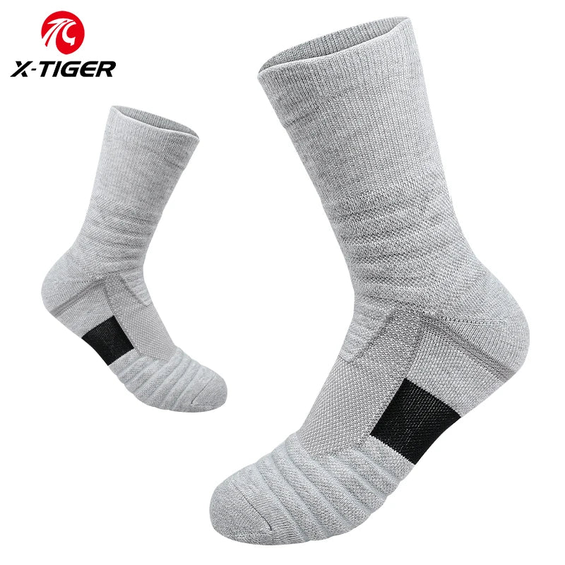 HookUpCo. Breathable Cotton Cycling Socks for All Sports