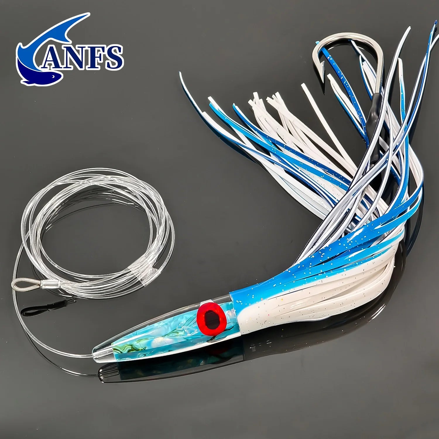 HookUpCo. 11.8" Resin Trolling Fishing Lure - HookUpCo.