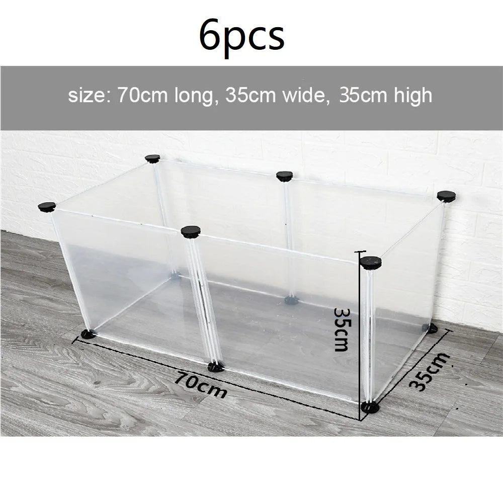 HookUpCo. Foldable Pet Playpen for Small Animals