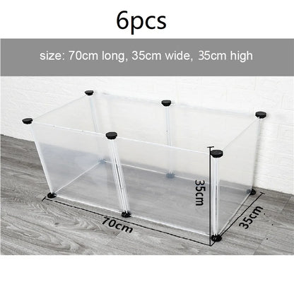 HookUpCo. Foldable Pet Playpen for Small Animals