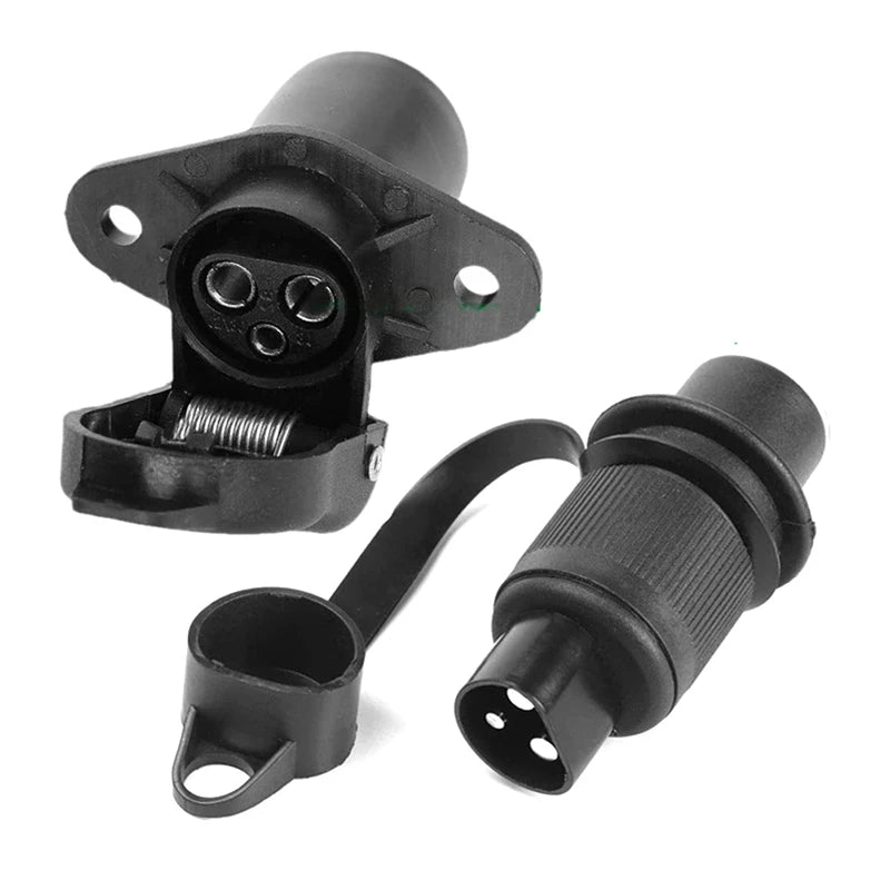 HookUpCo. 12V Round Trailer Socket Connector - HookUpCo.
