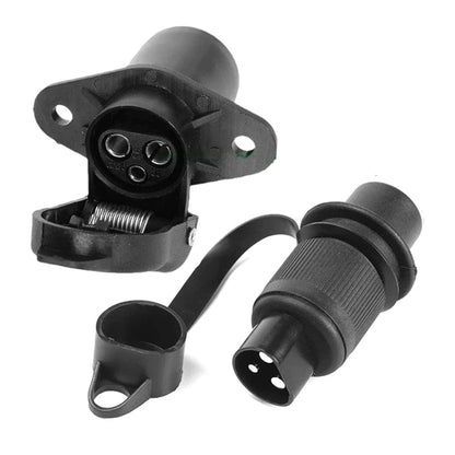 HookUpCo. 12V Round Trailer Socket Connector - HookUpCo.