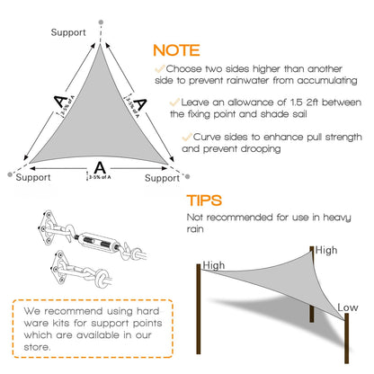 Waterproof Triangle Shade Canopy