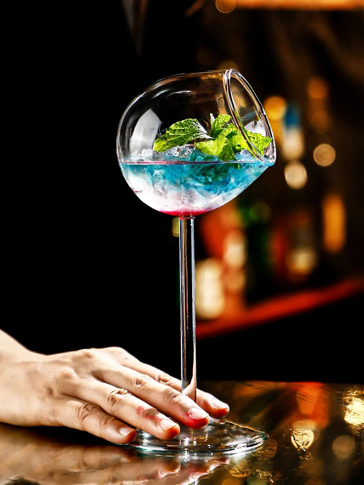 Whimsical Porcupine Fish Cocktail Glass Set