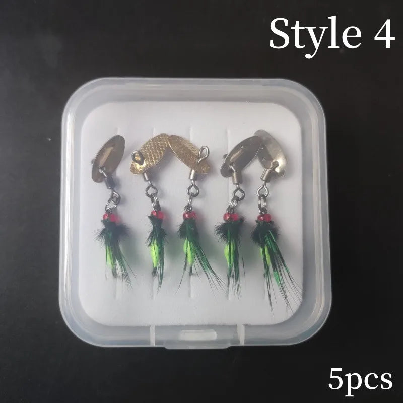 HookUpCo. Bionic Insect Lures 5PCS - HookUpCo.