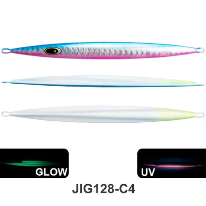 HookUpCo. Luminous Metal Plate Fishing Lure - HookUpCo.