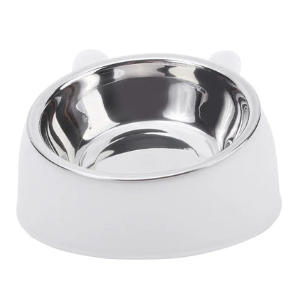Creative Stainless Steel Pet Feeding Bowls for Cats & Dogs