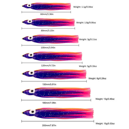 HookUpCo. Luminous Soft Octopus Trolling Lure