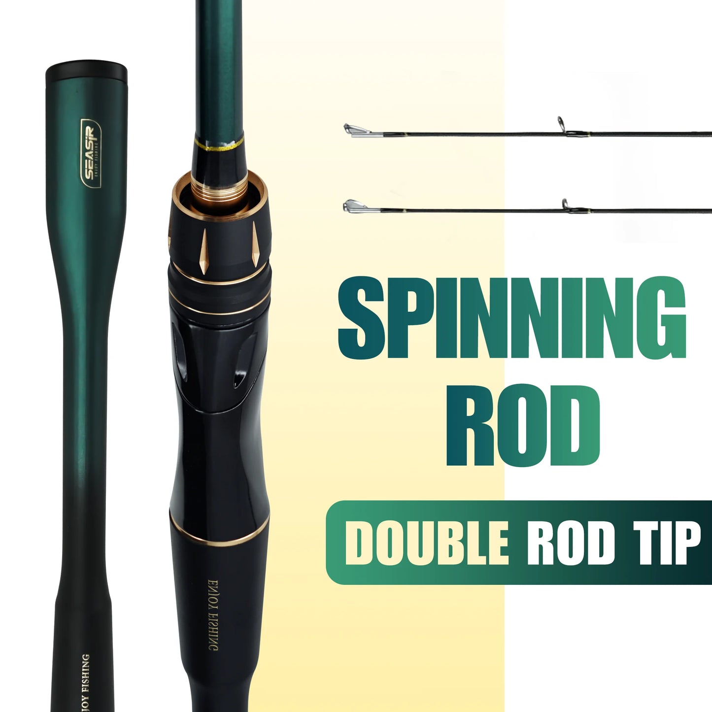 HookUpCo. Carbon Fiber Fishing Rod with Grip - HookUpCo.