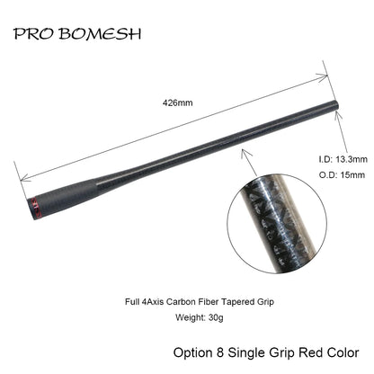 HookUpCo. Carbon Fiber Taper Grip Fishing Handle - HookUpCo.