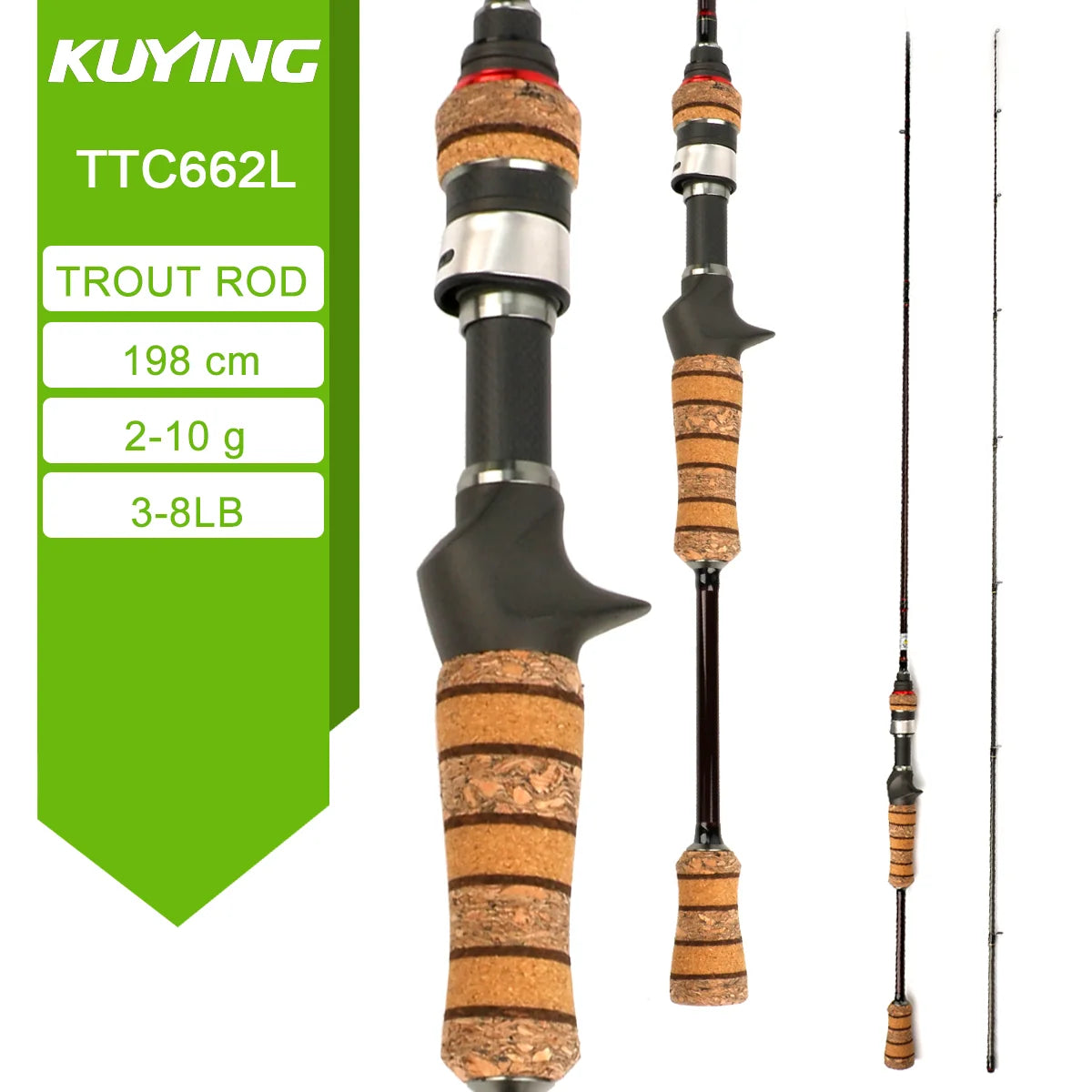 Lightweight Spinning Fishing Rod for Trout Anglers