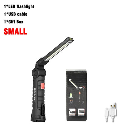 HookUpCo. USB Rechargeable LED Work Light with Magnet