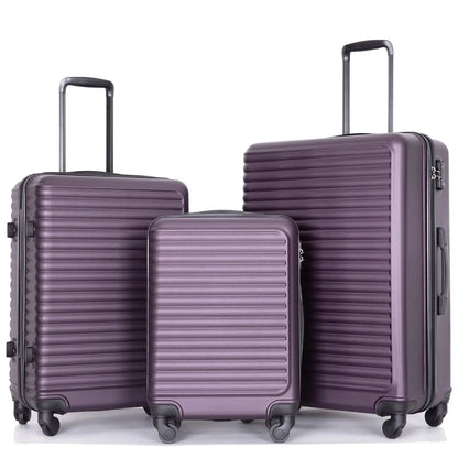 HookUpCo. Durable Hardside Luggage Set