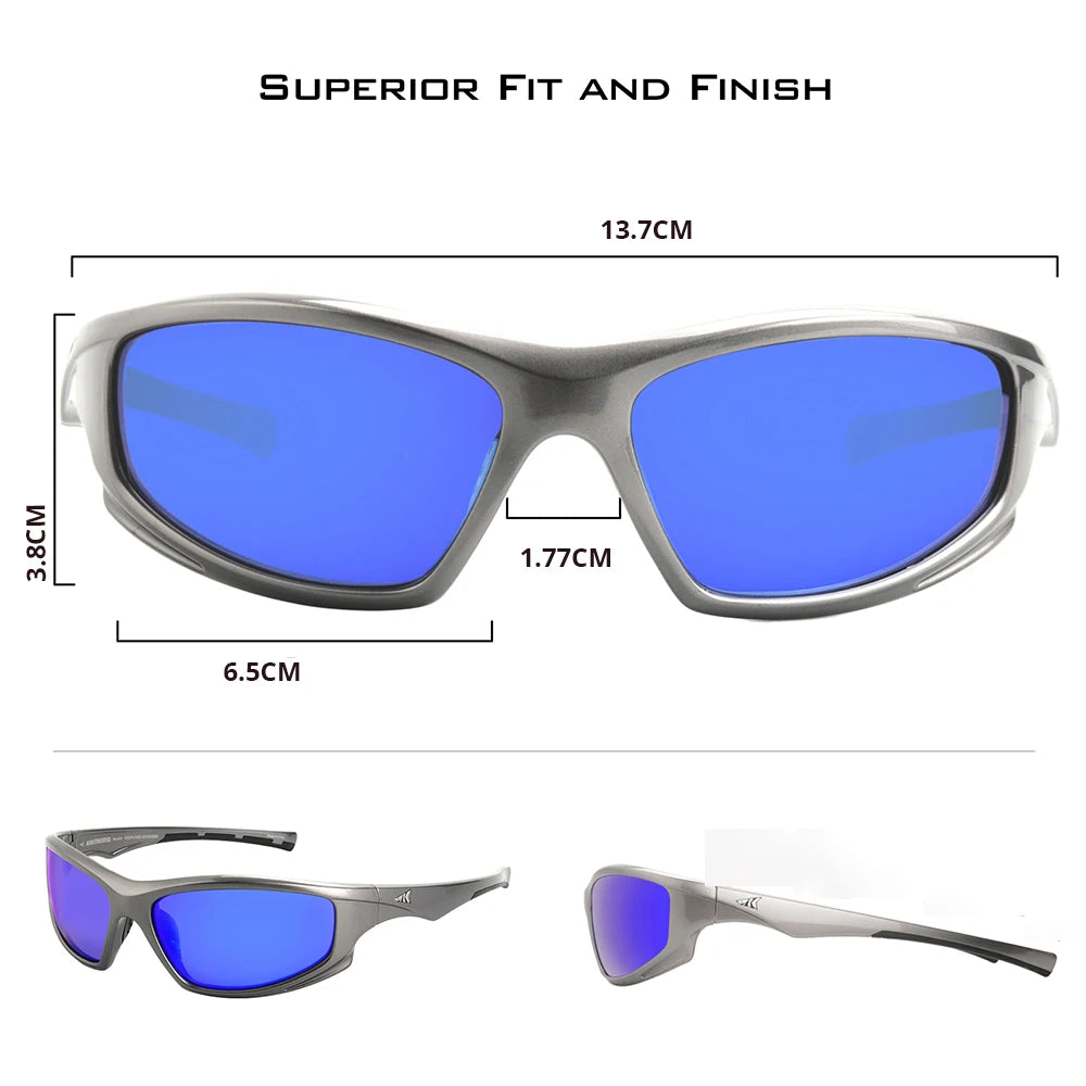 HookUpCo. Polarized Sport Sunglasses for Outdoors - HookUpCo.