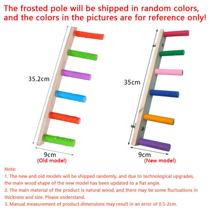 HookUpCo. Wooden Bird Climbing Ladder Toy