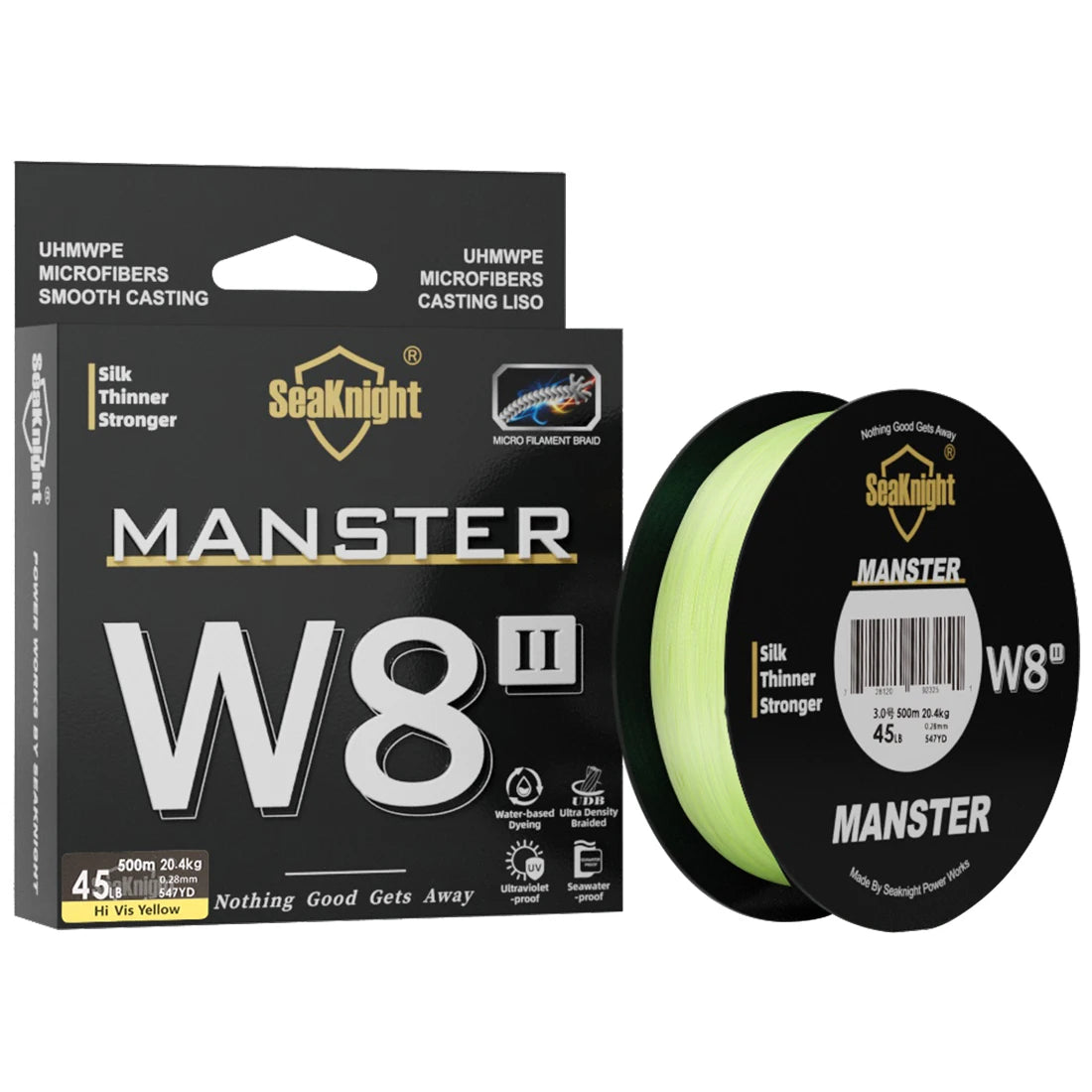 HookUpCo. 8-Strand Braid Fishing Line 150M-500M