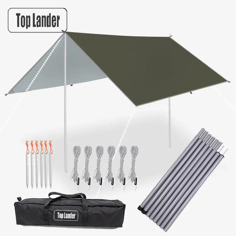HookUpCo. Ultralight Waterproof Tarp Tent Canopy - HookUpCo.