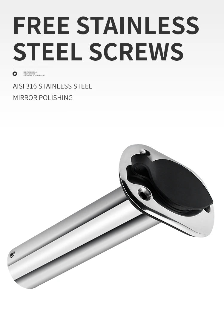 HookUpCo. Stainless Steel Flush Mount Rod Holders - HookUpCo.