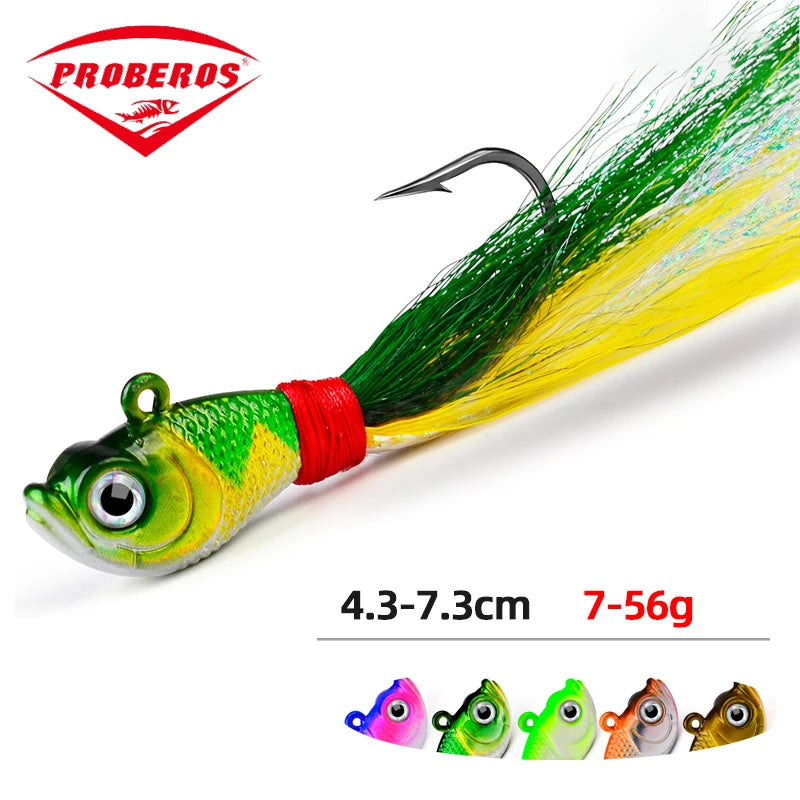 HookUpCo. Feathered Fishing Jig Set - HookUpCo.