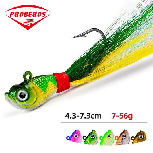 HookUpCo. Feathered Fishing Jig Set - HookUpCo.