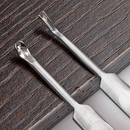 HookUpCo. Leather Groover Tool for Precise Edge Finishing