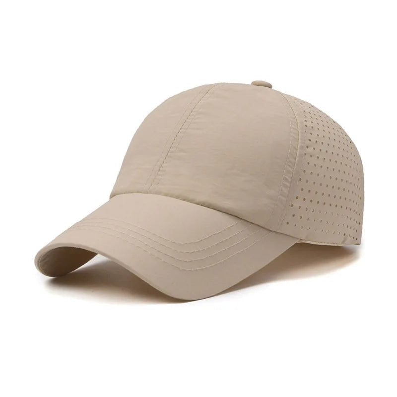 Quick-Dry Adjustable Sun Cap for Outdoor Sports
