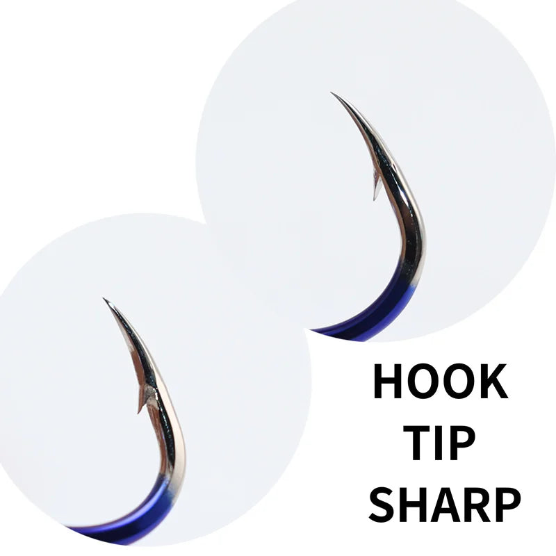 HookUpCo. High Carbon Steel Fishing Hooks Set - HookUpCo.