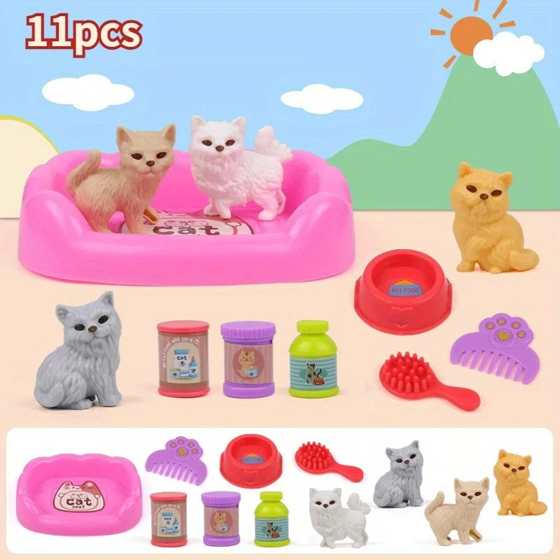 HookUpCo. Adorable Dog Toy Basket Set for Playtime Fun