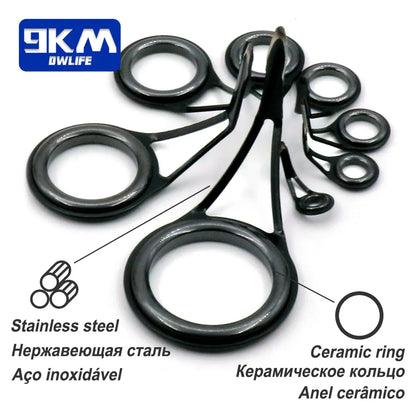 Telescopic Fishing Rod Repair Kit - 105 Pieces