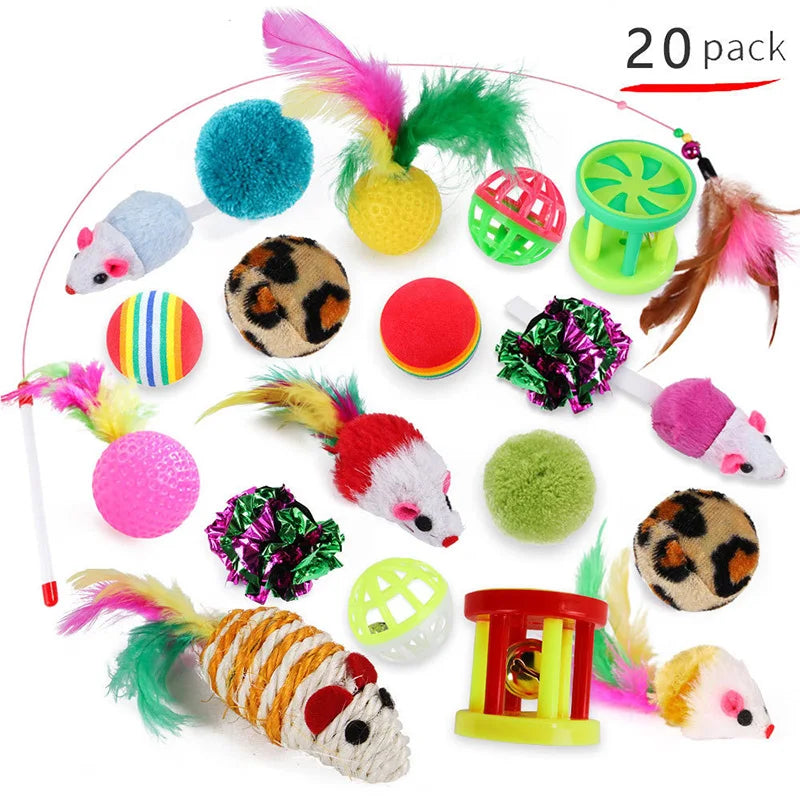 Engaging Cat and Kitten Toy Variety Pack for Playful Fun