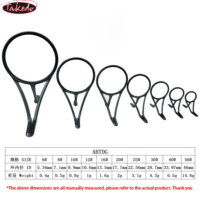 Lightweight Fishing Rod Guide Ring for Repairs - HookUpCo.