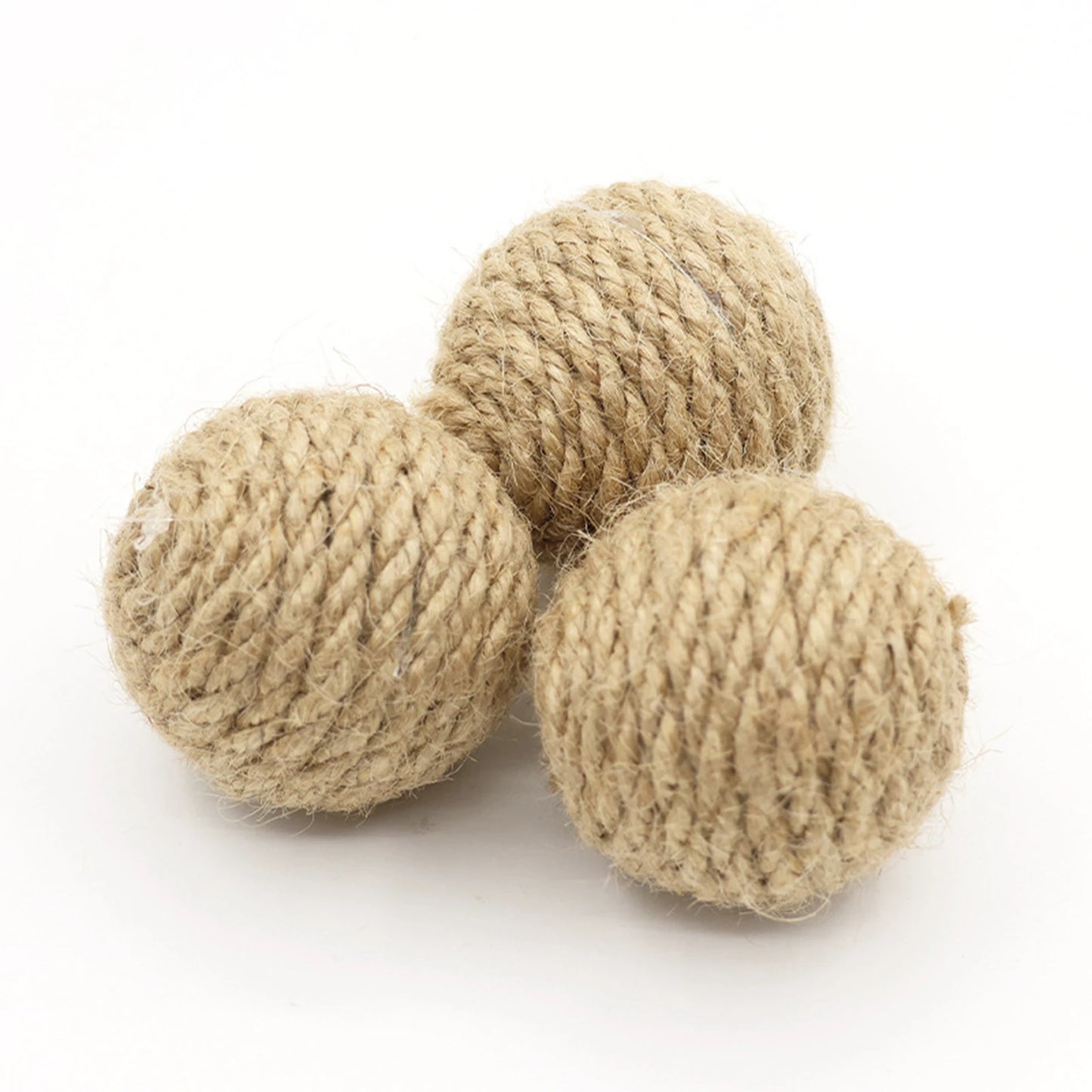 HookUpCo. Interactive Hemp Rope Cat Toy Ball