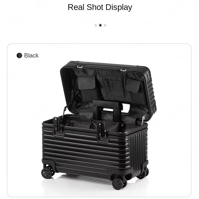 HookUpCo. Modern Aluminum Suitcase