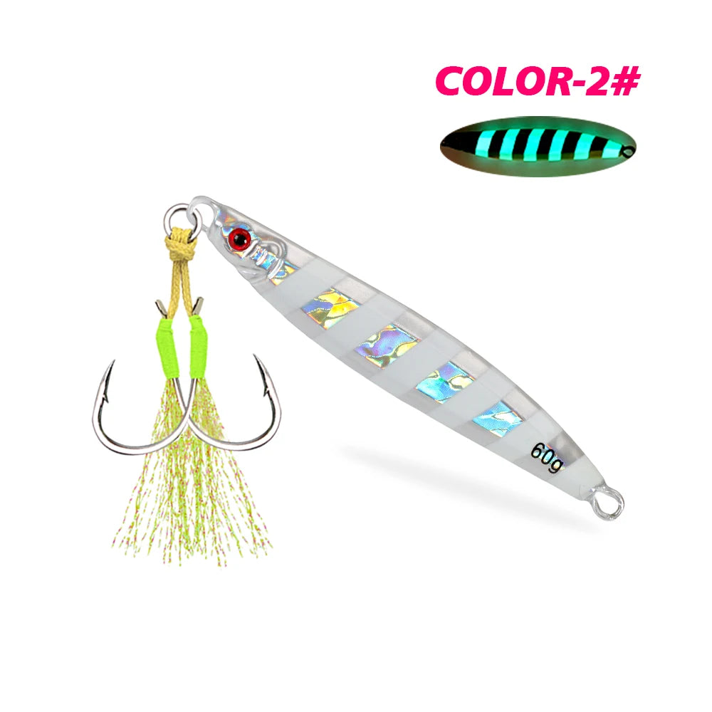 HookUpCo. Luminous Jigging Lure - HookUpCo.