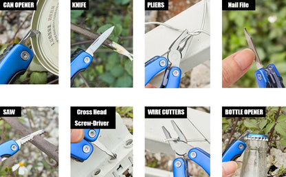 Versatile Folding Multi Tool with Pliers and Knife for Outdoors
