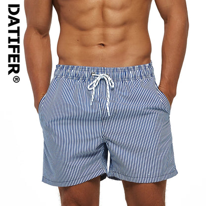 HookUpCo. Men's Beach Print Shorts for Summer Fun