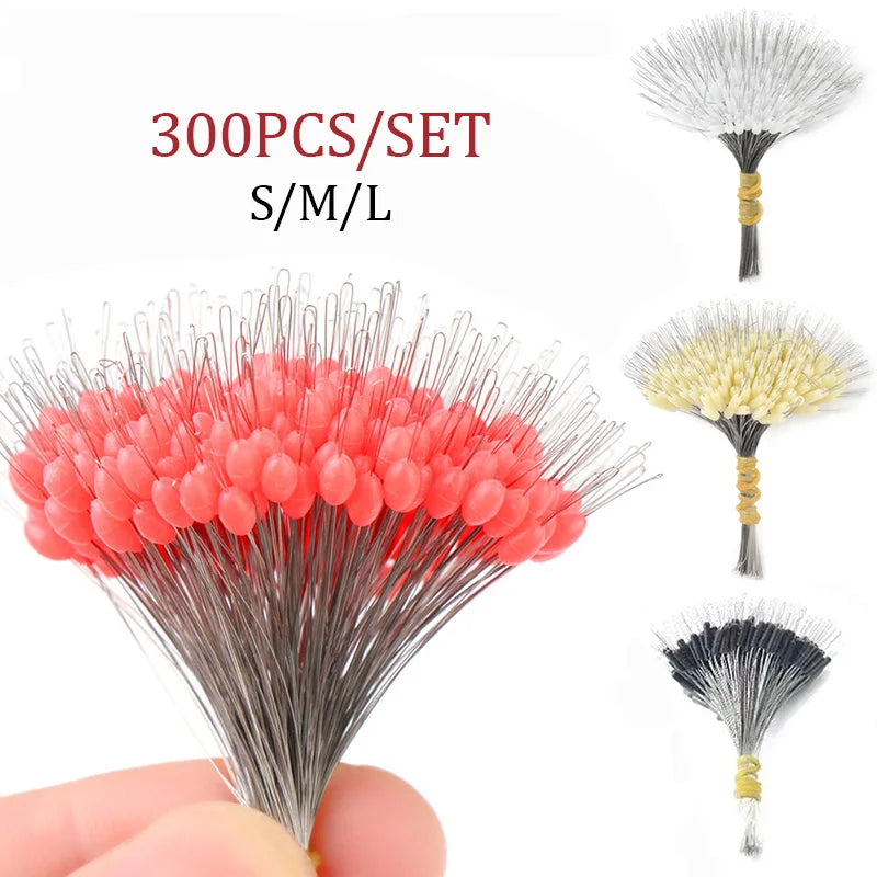 HookUpCo. 300Pcs Silicone Fishing Bobbers Set - HookUpCo.