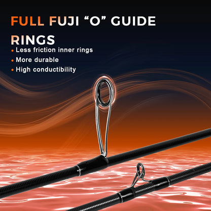 HookUpCo. Ultralight Carbon Spinning Rod 1.8M-2.2M - HookUpCo.