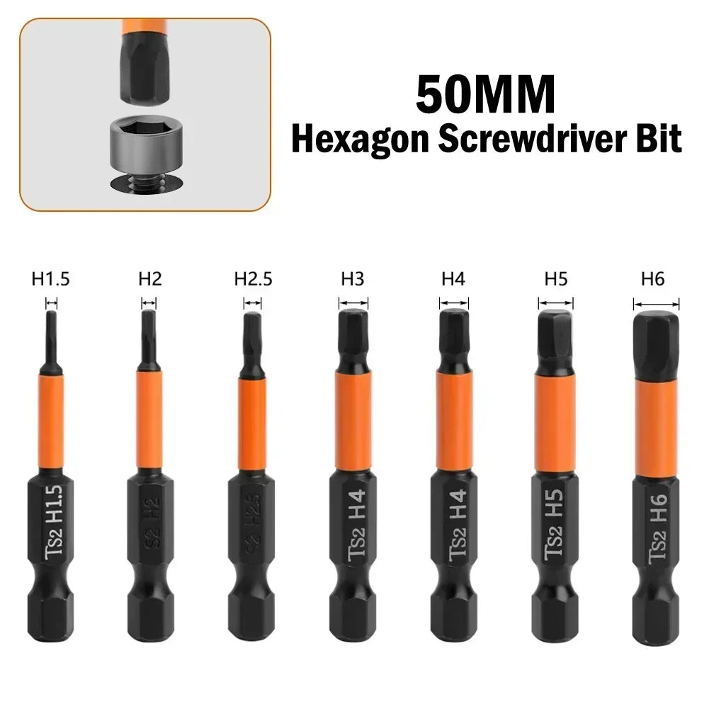 Factory Direct - 50mm Hex Head Screwdriver Bit for Quick Change