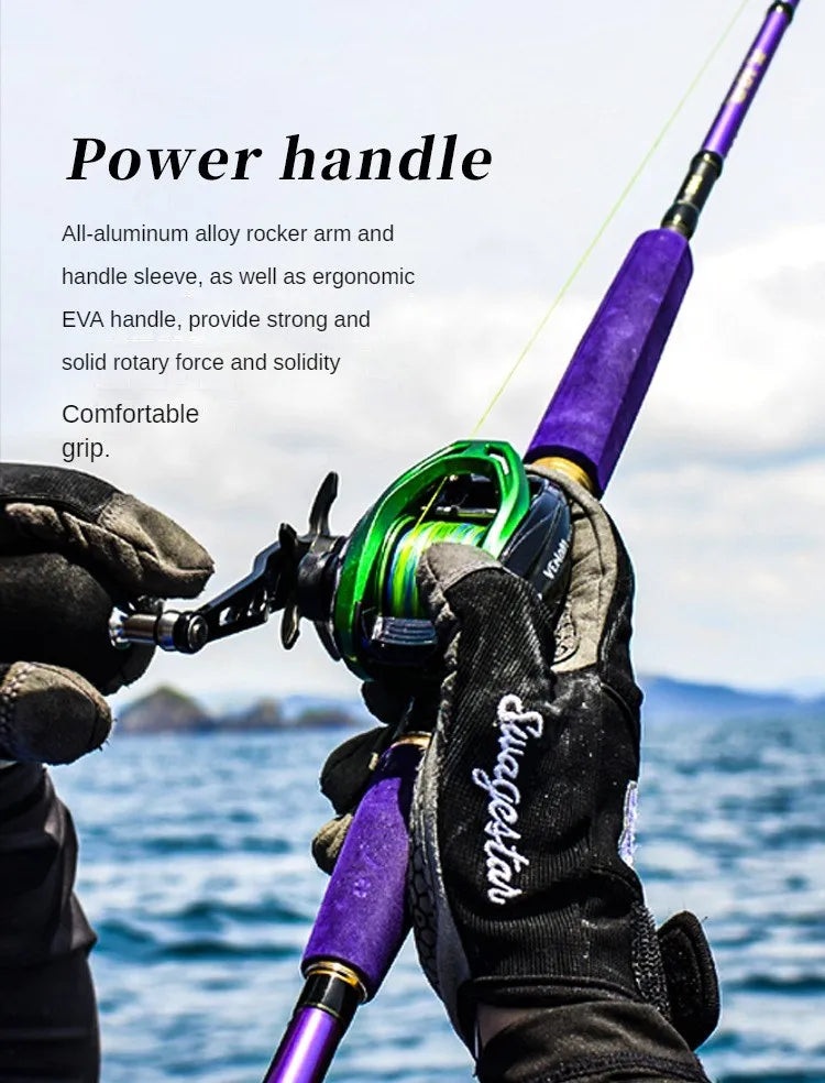 HookUpCo. Venom Deep Sea Baitcasting Reel - HookUpCo.