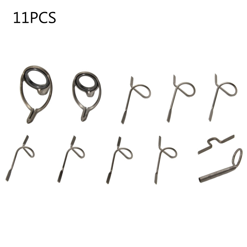 Durable Stainless Steel Fishing Rod Guides Set - HookUpCo.