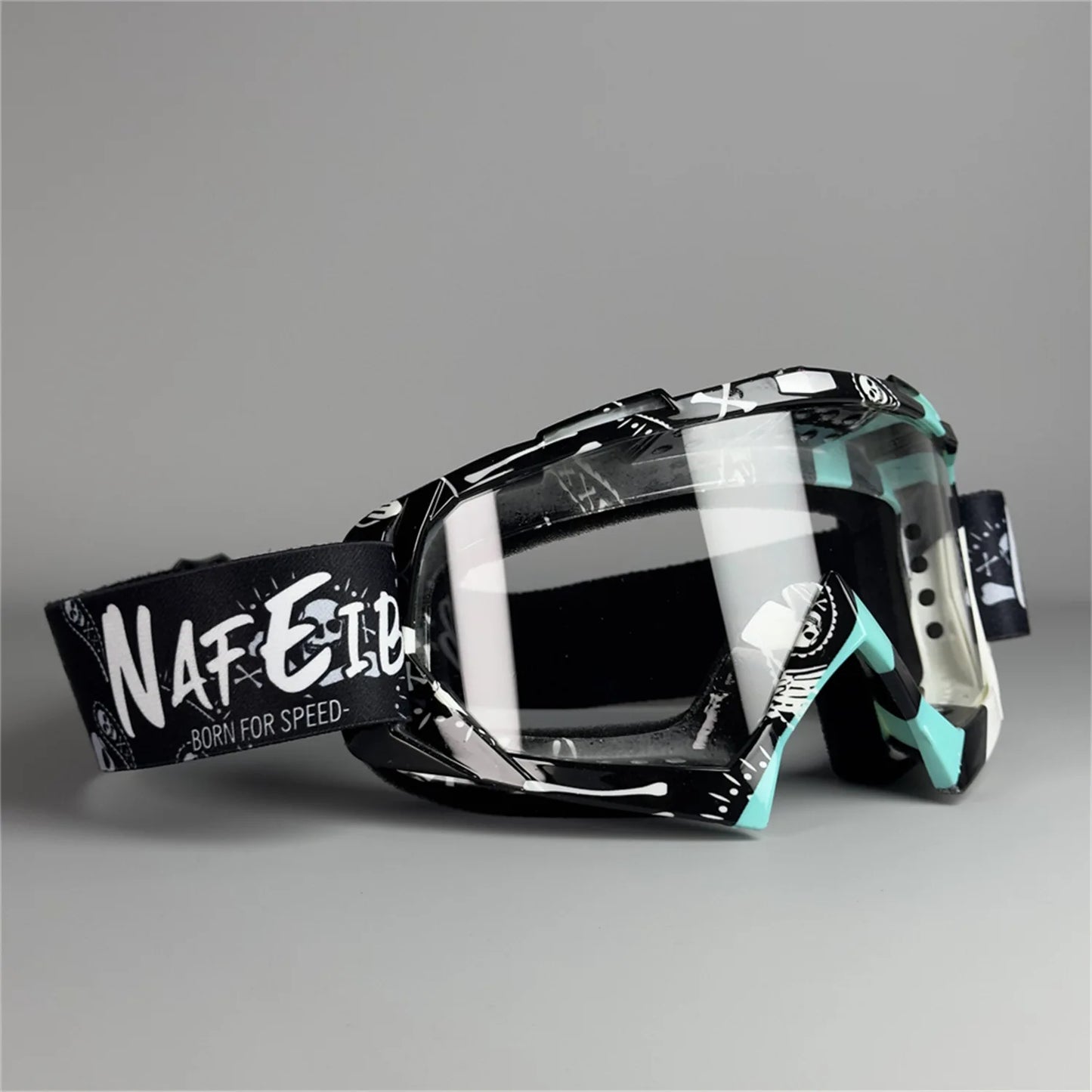 HookUpCo. 2024 Motocross Goggles for All Outdoor Sports