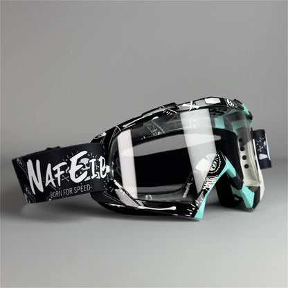 HookUpCo. 2024 Motocross Goggles for All Outdoor Sports