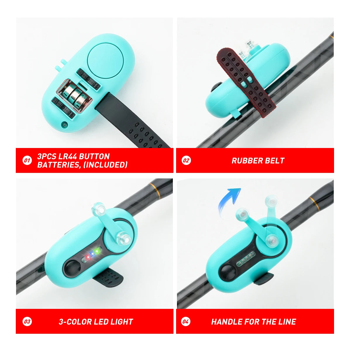 HookUpCo. Electronic Fishing Alarm for Bait Alerts - HookUpCo.