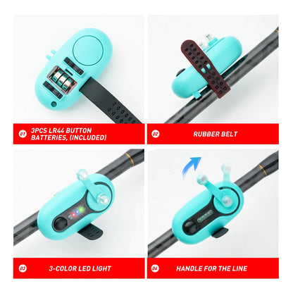 HookUpCo. Electronic Fishing Alarm for Bait Alerts - HookUpCo.