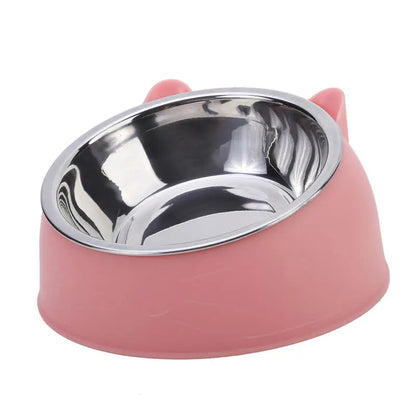 Creative Stainless Steel Pet Feeding Bowls for Cats & Dogs