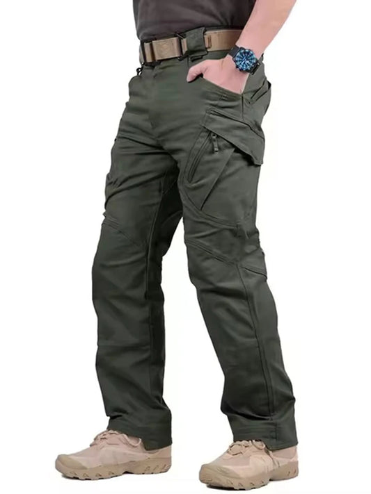 Premium Tactical Cargo Pants Men's Casual Outdoor Climbing Hiking Camping Multi-Pocket Long Pants