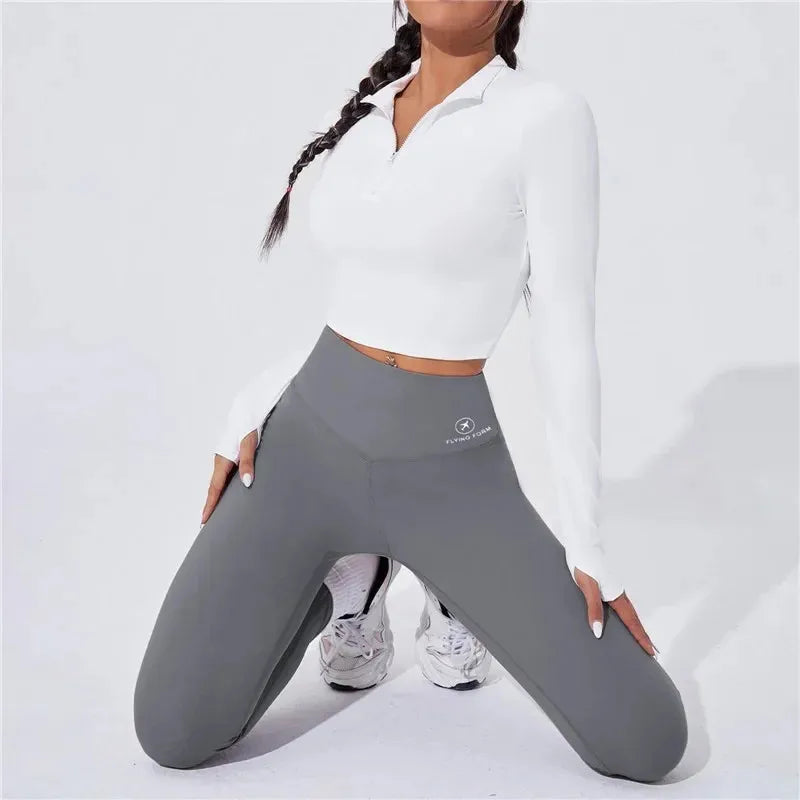 High Waist Yoga Leggings for Women - Butt Lifting Fitness Tights