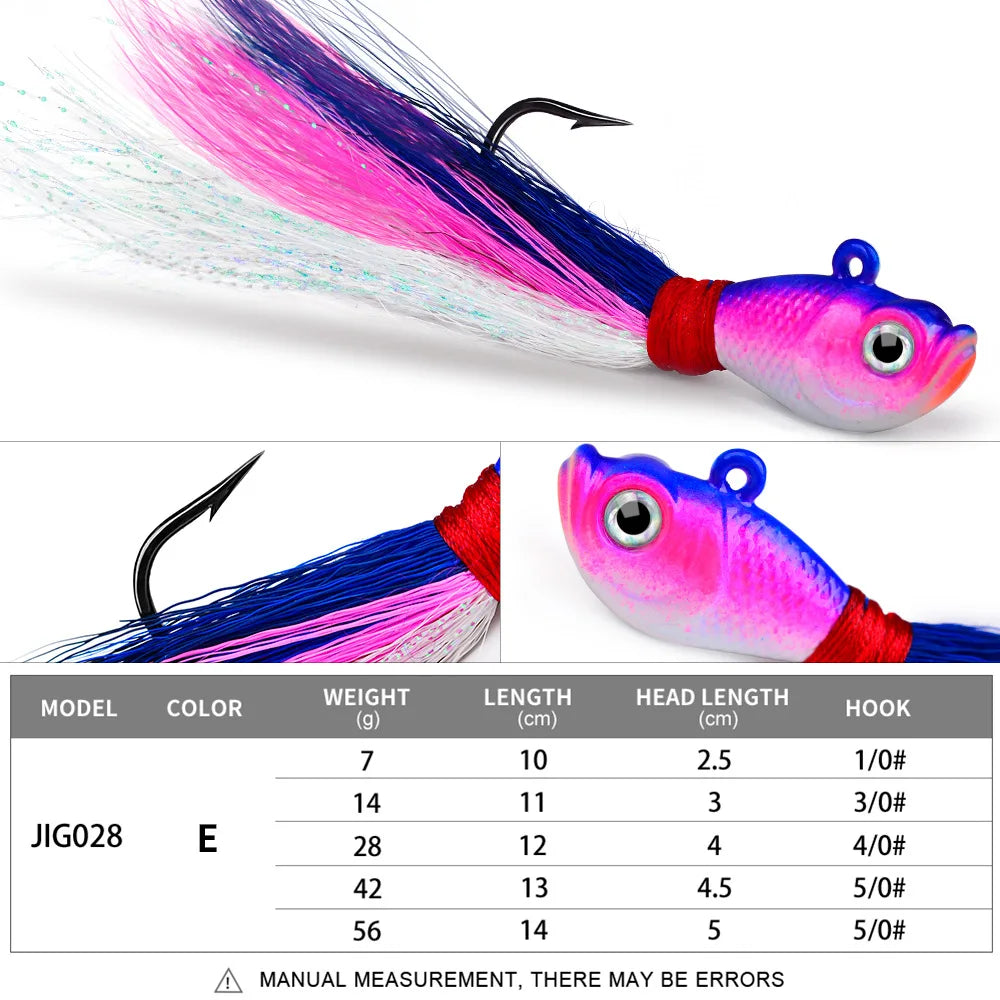 HookUpCo. Feathered Fishing Jig Set - HookUpCo.