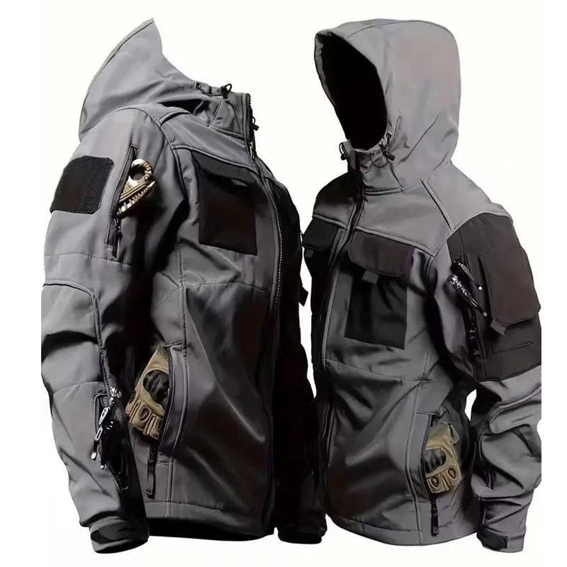 Premium Men's Winter Autumn SoftShell Fleece Waterproof Jackets